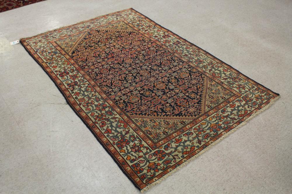 Appraisal: ANTIQUE PERSIAN MALAYER RUG Hamadan Province northwestern Iran c Dimensions