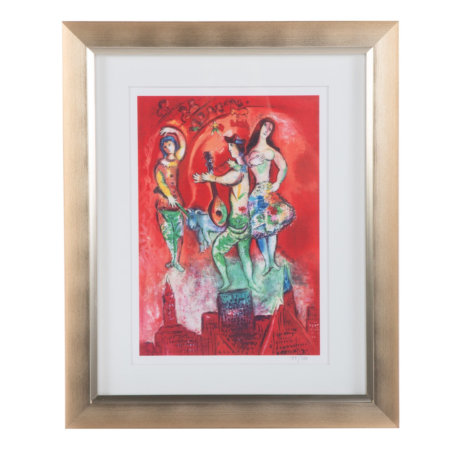 Appraisal: MARC CHAGALL THE TRIUMPH OF MUSIC GICLEE Russian French -