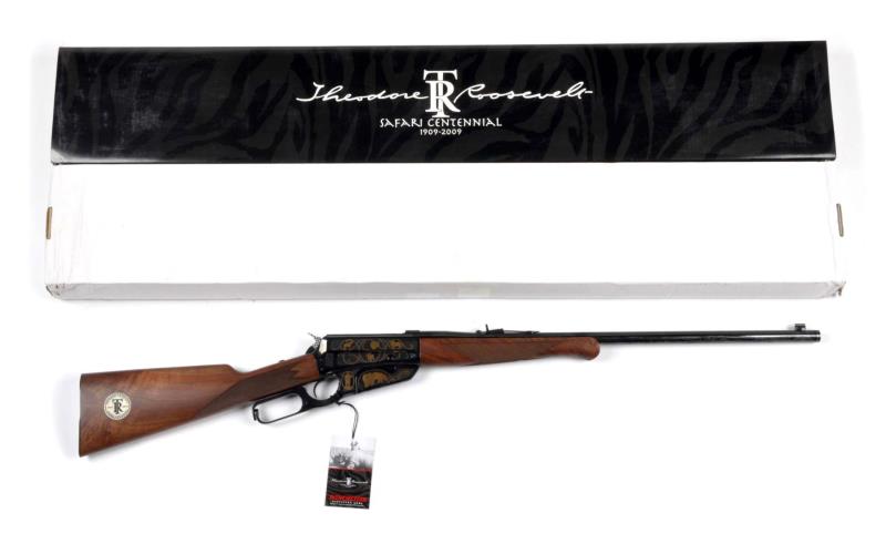 Appraisal: MIB Win Teddy Roosevelt Mod Cenn Rifle Serial TR C