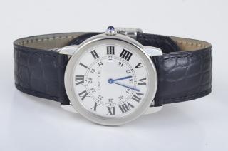 Appraisal: Cartier Man's Stainless Steel Watch Cartier man's stainless steel watch