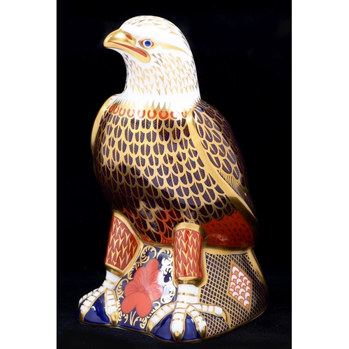 Appraisal: A Royal Crown Derby Bald Eagle paperweight gold stopper