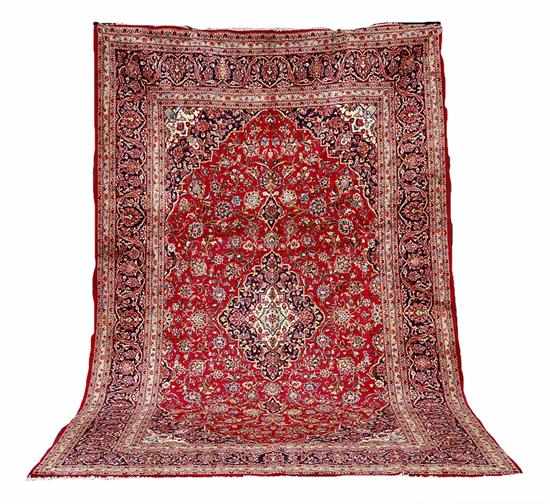 Appraisal: Persian Kashan carpet ' x ' '' Provenance New York