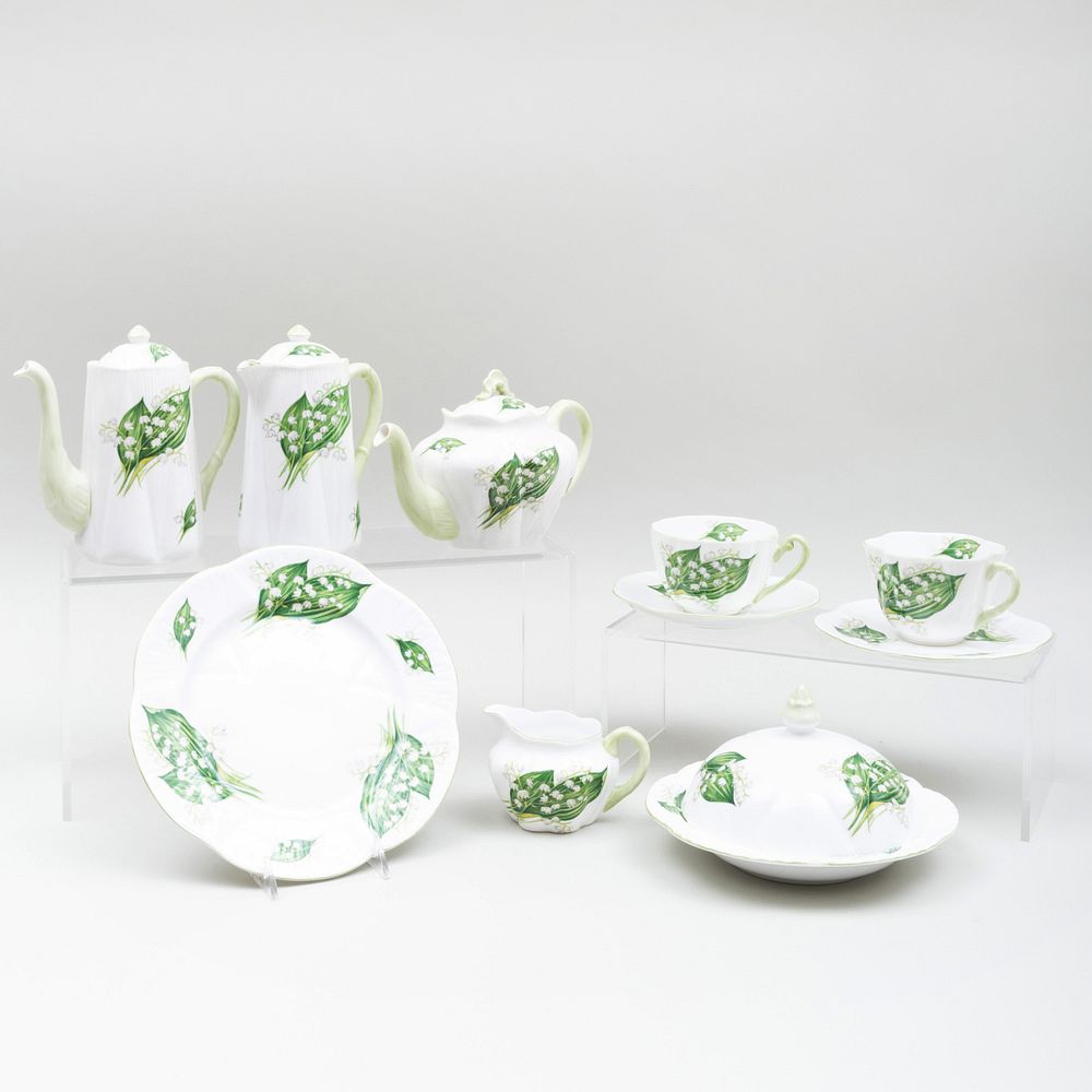 Appraisal: Shelley Porcelain Breakfast Service in the 'Lily of the Valley'