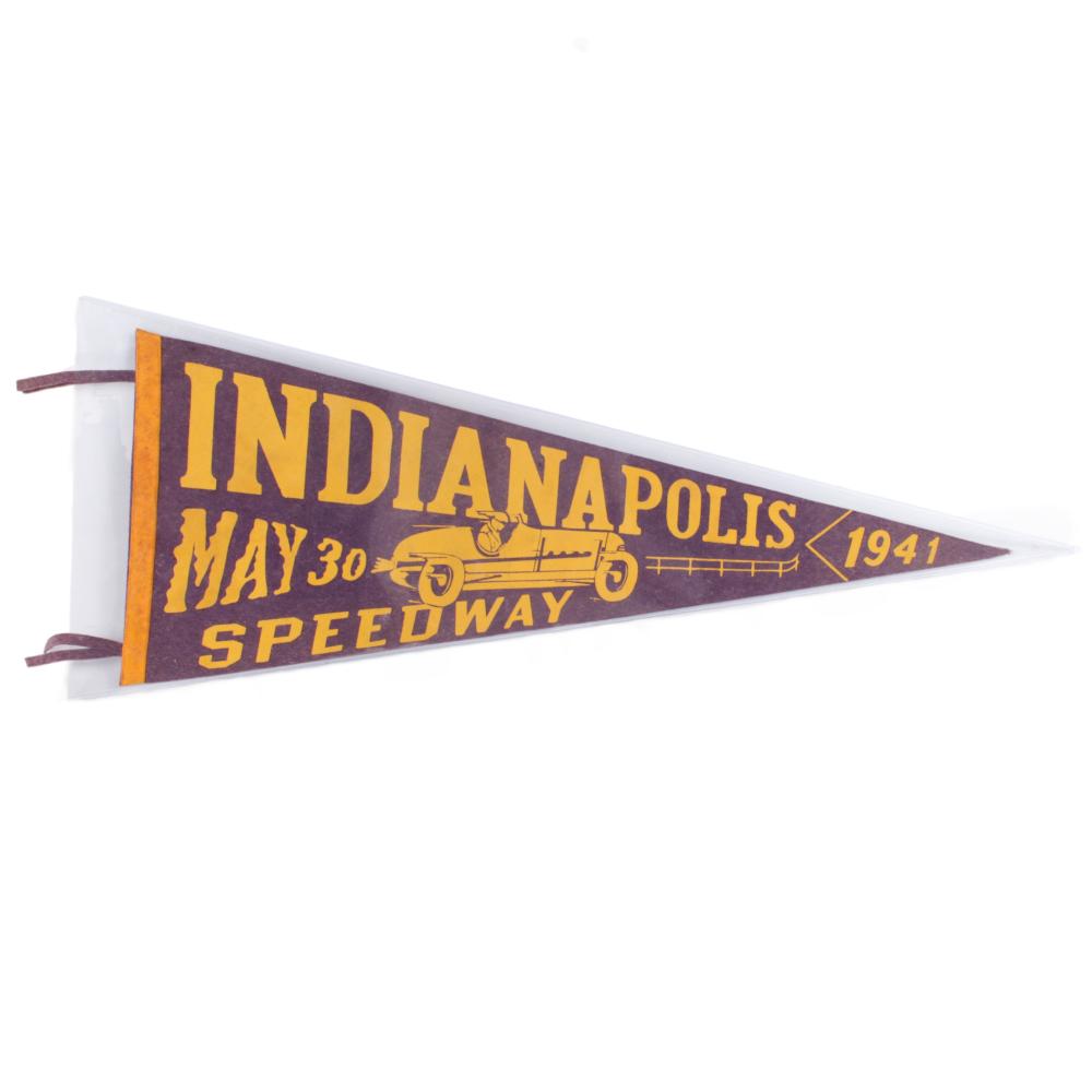 Appraisal: INDIANAPOLIS FULL SIZED FELT PENNANT H X W Indianapolis Full