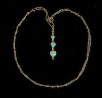 Appraisal: A Ladies' Opal Lavaliere Necklace k yellow gold necklace and