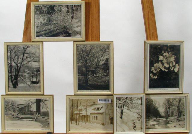 Appraisal: Frank Hohenberger Group of Eight Photograph prints seven are x