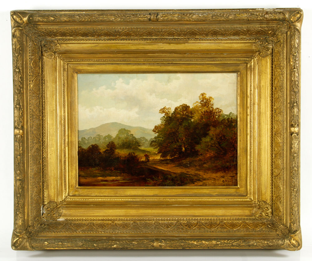 Appraisal: - th C English Wooded Landscape O C th century