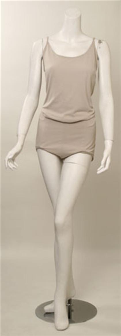 Appraisal: Rudi Gernreich blouson bathing suit Pale gray one piece suit