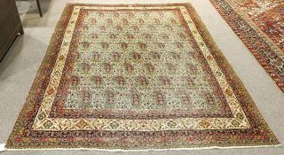 Appraisal: Lavar Kerman Persian rug late th century having all over