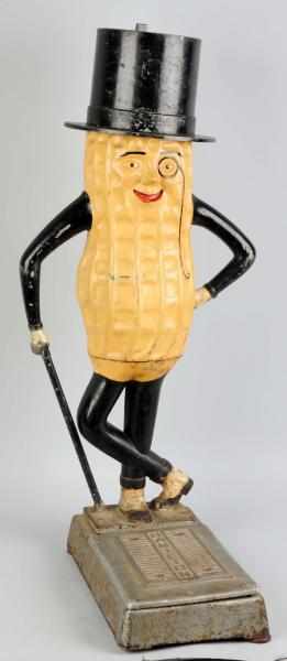 Appraisal: Cast Iron Planters Mr Peanut Hamilton Scale One-cent operation and