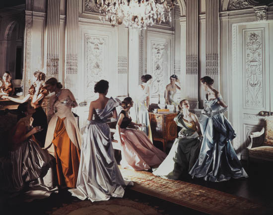 Appraisal: BEATON CECIL - Charles James Dresses Cibachrome print x inches