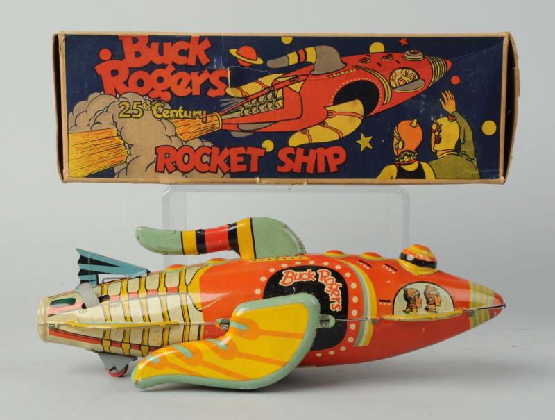 Appraisal: Marx Tin Litho Wind-Up Buck Rogers Rocket Ship O B