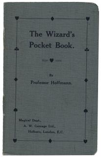 Appraisal: Hoffmann Professor The Wizard s Pocket Book Hoffmann Professor Angelo