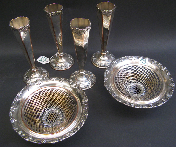 Appraisal: ENGLISH SHEFFIELD SILVER PLATED TABLE ACCESSORIES pieces c all in