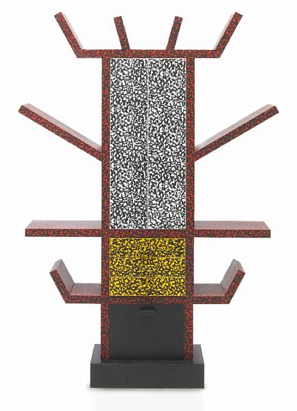 Appraisal: Ettore Sottsass Italian born miniature Casablanca cabinet for Memphis circa