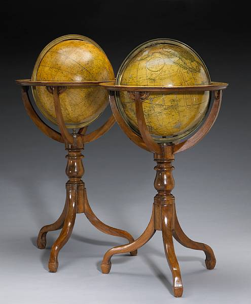 Appraisal: A matched pair of George III IV terrestrial and celestial