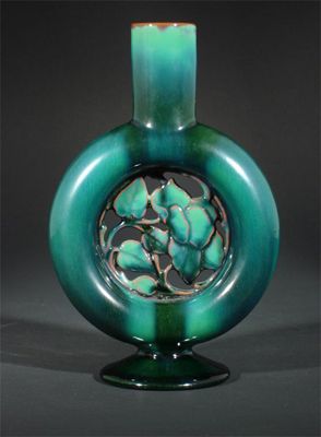 Appraisal: A rare Linthorpe Pottery vase designed by Dr Christopher Dresser