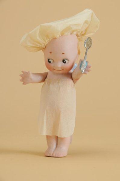 Appraisal: Rare All Bisque Kewpie Chef Germany ca all bisque Kewpie