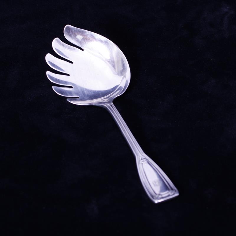 Appraisal: Tiffany St Dunstan sterling silver pasta server Troy Oz