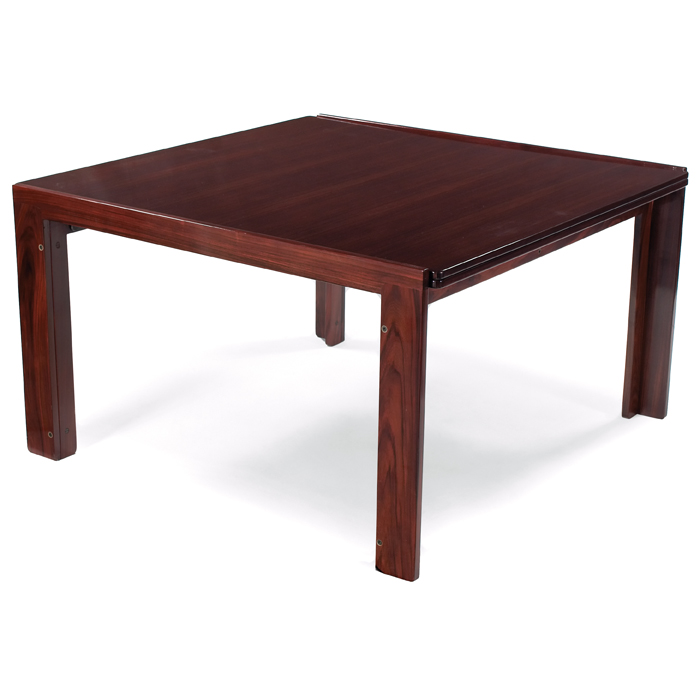 Appraisal: Afra and Tobia Scarpa rosewood dining table by Cassina Italy