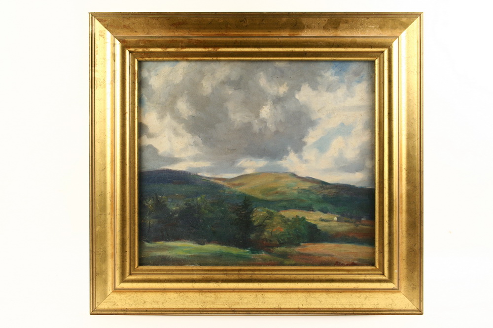 Appraisal: WILLIAM BRYANT ME - Storm Clouds Over the Camden Hills