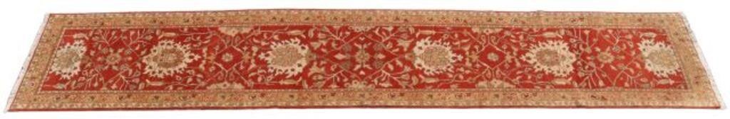 Appraisal: Hand-tied Sultanabad runner India approx ' l ' w