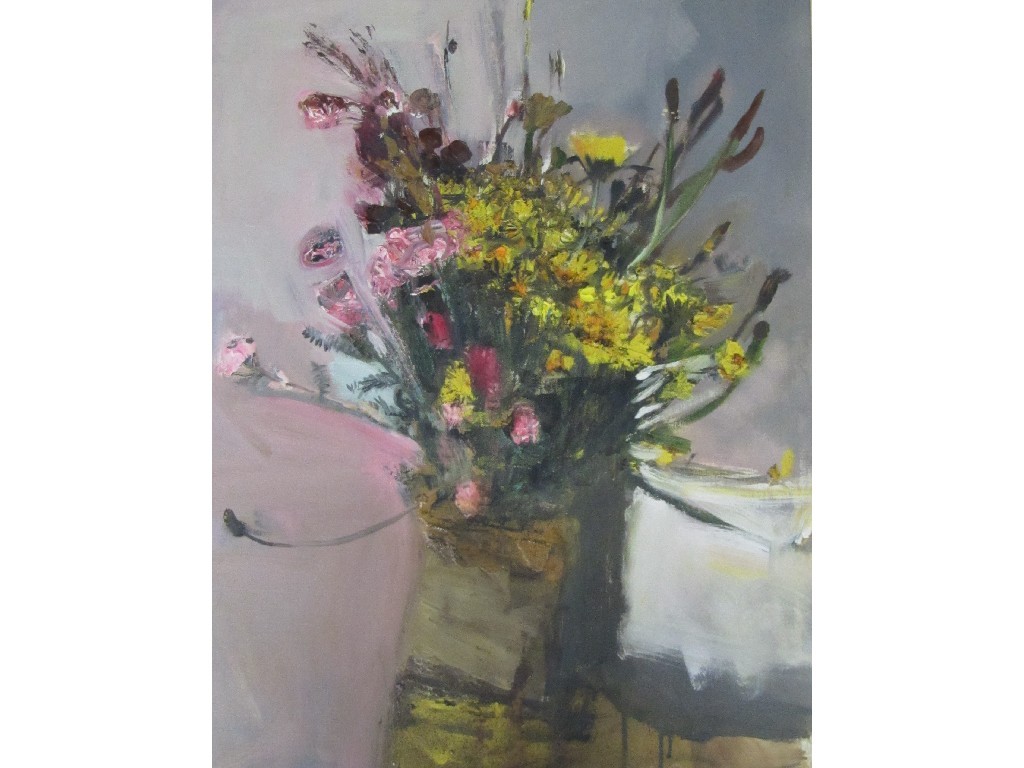 Appraisal: JOAN KATHLEEN HARDING EARDLEY RSA - FIELD FLOWERS Oil on