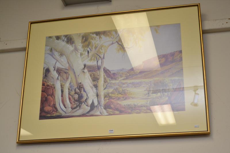 Appraisal: TWO FRAMED NAMATJIRA REPRODUCTION PRINTS TWO FRAMED NAMATJIRA REPRODUCTION PRINTS