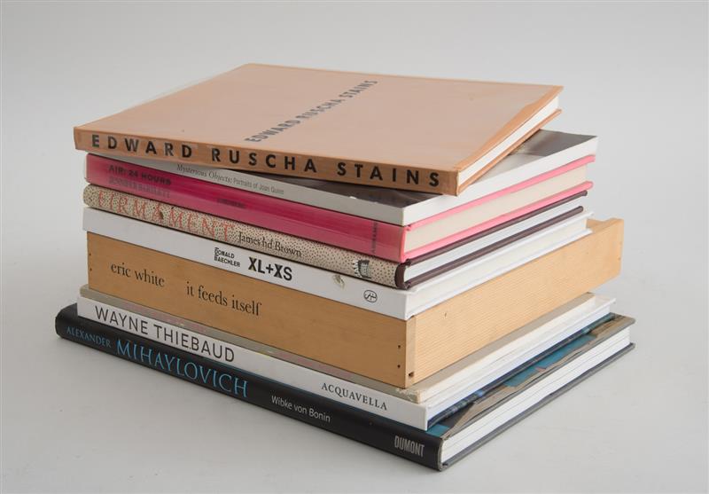 Appraisal: MISCELLANEOUS GROUP OF NINE BOOKS ON CONTEMPORARY ARTISTS Including Portraits