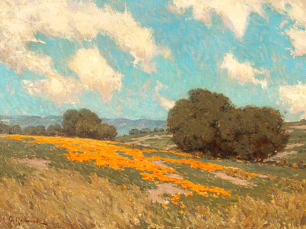 Appraisal: n a Granville Redmond - California Poppies signed 'G Redmond'