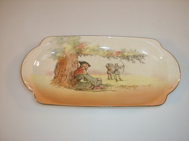 Appraisal: A Royal Doulton small sandwich plate Under the Greenwood Tree