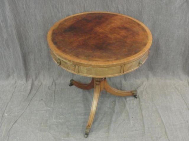 Appraisal: Round Pedestal Table From a Scarsdale home Dimensions diam x