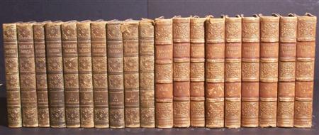 Appraisal: Scott Sir Walter Waverley novels Edinburgh mo volumes frontispieces vignette