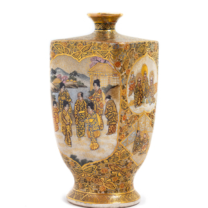 Appraisal: A Japanese Satsuma Porcelain Vase Early th Century Height inches