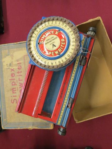 Appraisal: Early Simplex Typewriter tin in original box