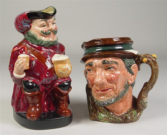 Appraisal: Two Royal Doulton Toby Jugs Sir John Falstaff x x