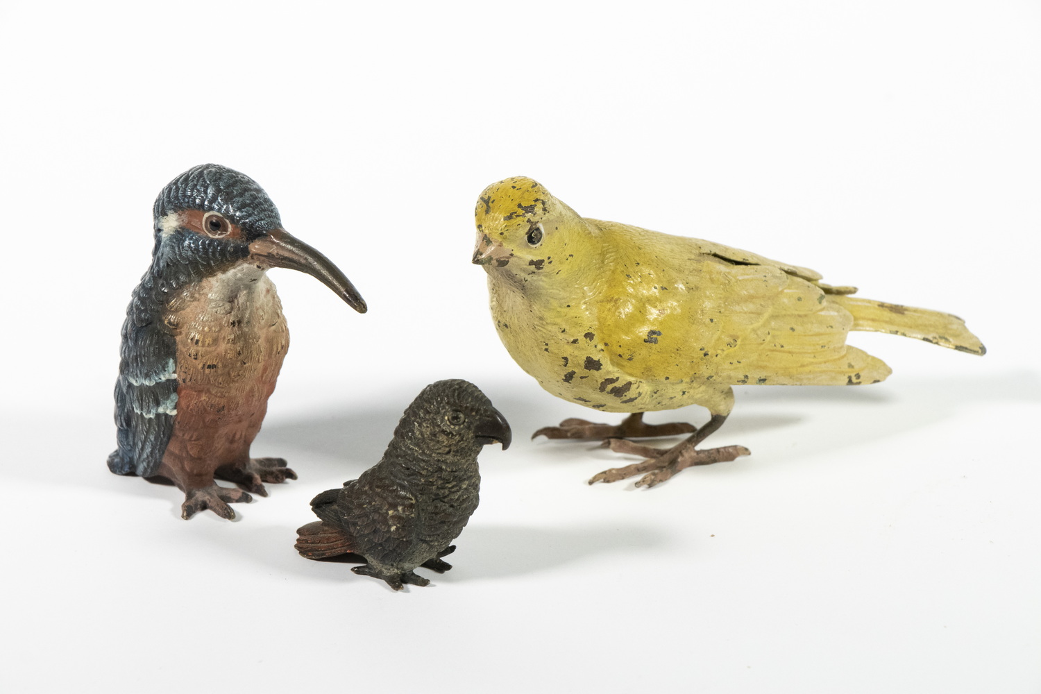 Appraisal: VIENNA BRONZE BIRDS Group of Late th - Early th