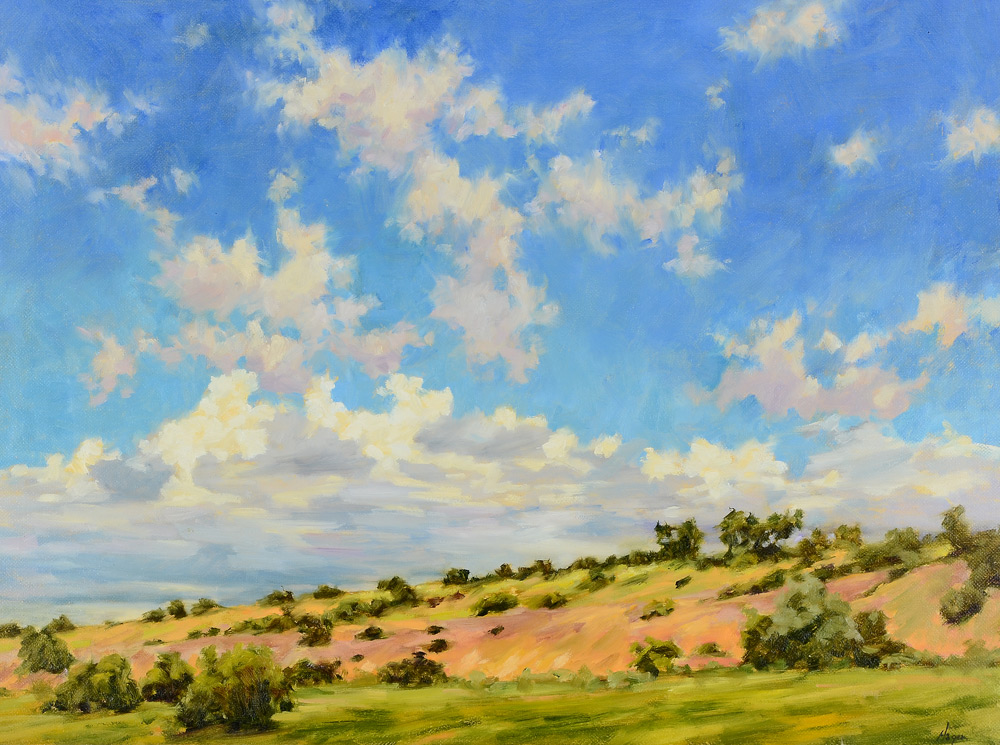 Appraisal: HAGEN Peter American th Century ''Clouds over Hondo'' Oil Canvas