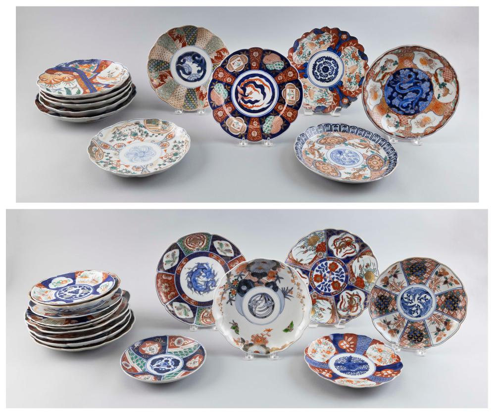 Appraisal: TWENTY-SIX JAPANESE IMARI PORCELAIN PLATES LATE TH EARLY TH CENTURY