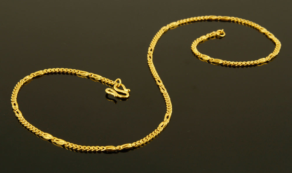 Appraisal: - Gold Necklace yellow gold necklace l approximately oz DWT