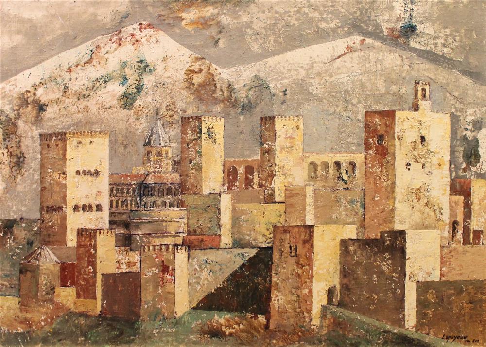 Appraisal: JOSE LEPAYESE DEL RIO SPANISH - GRANADA Oil on canvas