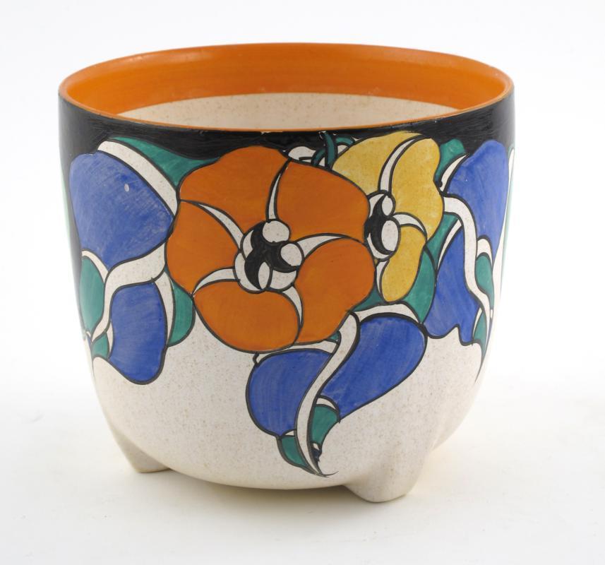 Appraisal: Latona Flowers a Clarice Cliff Bizarre Dover jardiniere