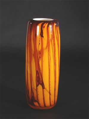 Appraisal: A rare Whitefriars Studio vase designed by Peter Wheeler circa