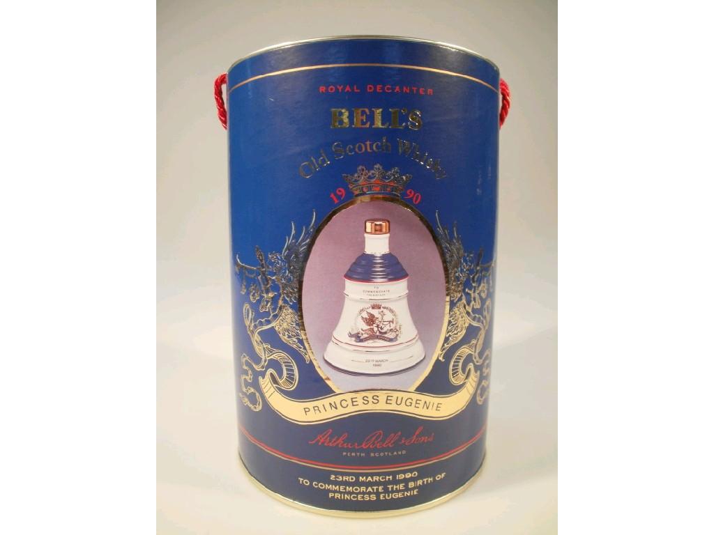 Appraisal: A Bells Scotch whisky commemorative decanter Princess Eugenie boxed