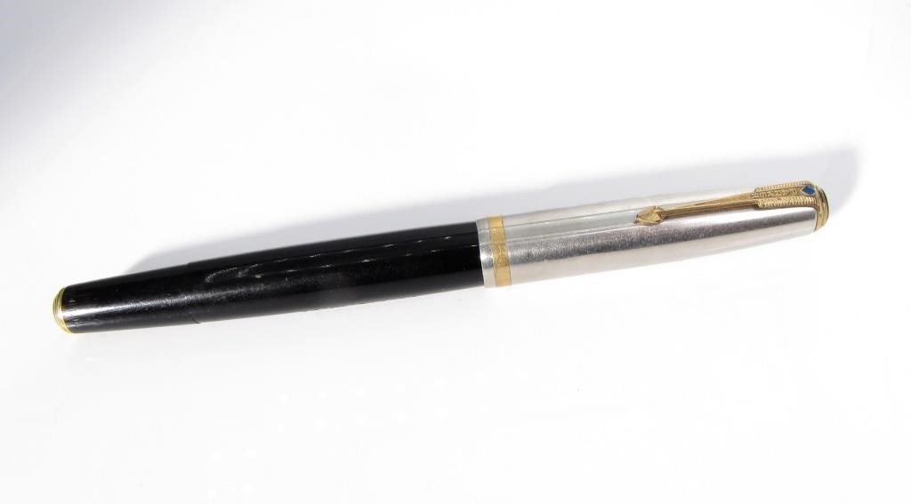 Appraisal: Parker fountain pen black barrel demonstrator model with clear plastic