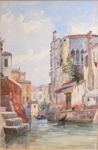 Appraisal: Artist Naftel Paul Jacob British - Title Venetian View with