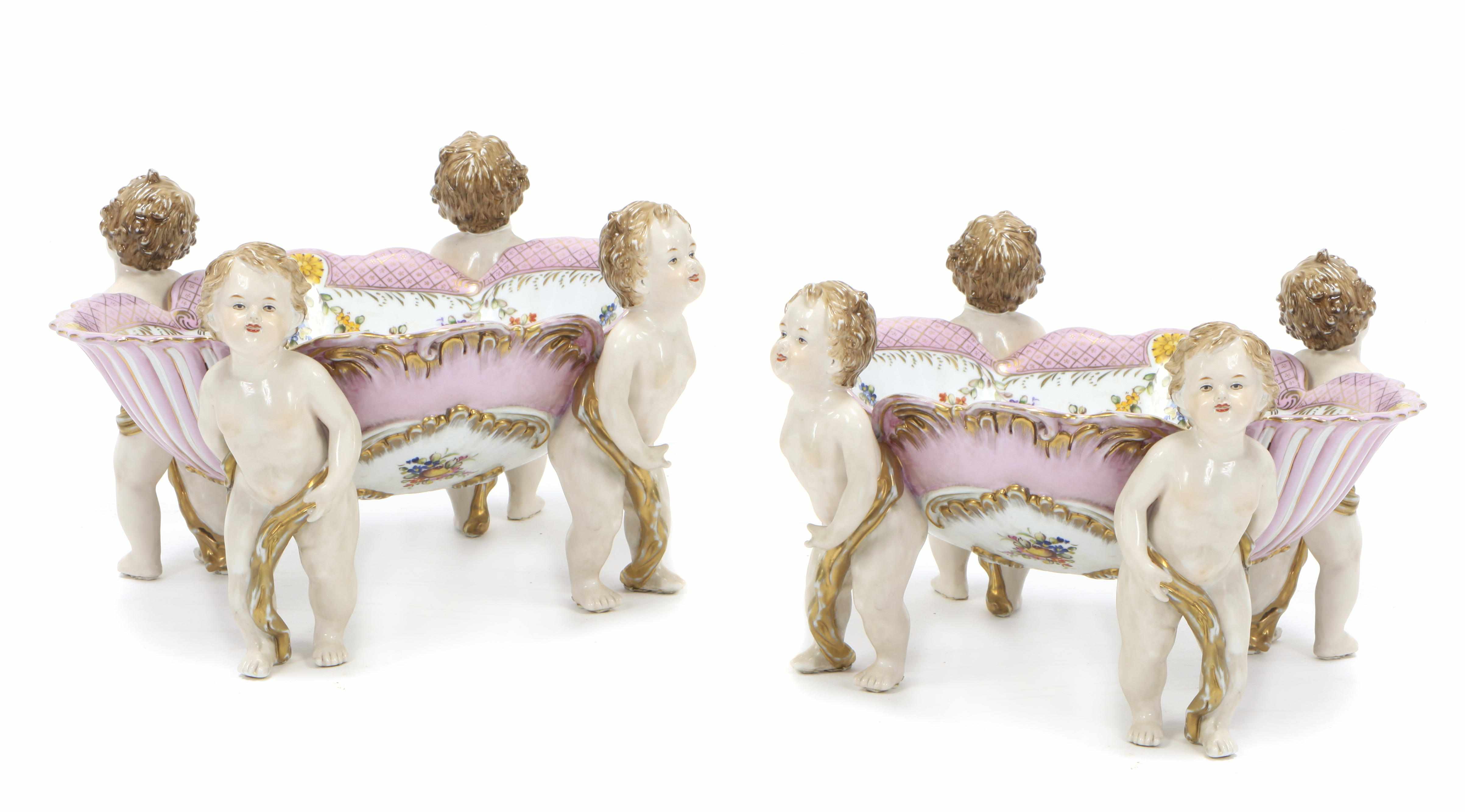 Appraisal: Property of Various Owners A pair of German Rococo style