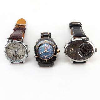 Appraisal: Three Men's Designer Watches Three Men's Designer Watches Includes Oniss