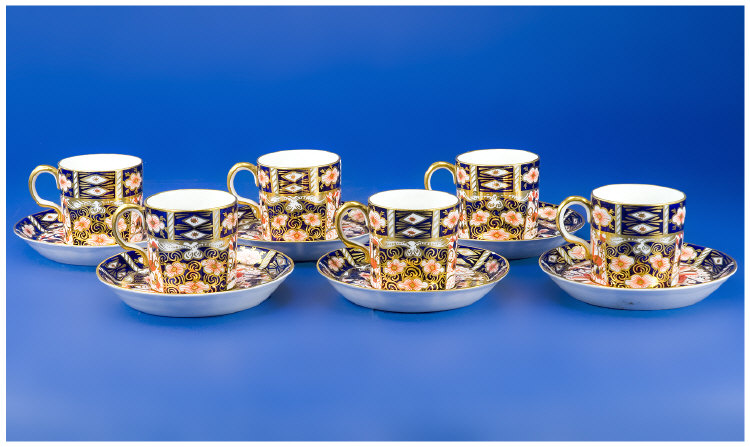 Appraisal: Royal Crown Derby - Imari Pattern Set of six cups