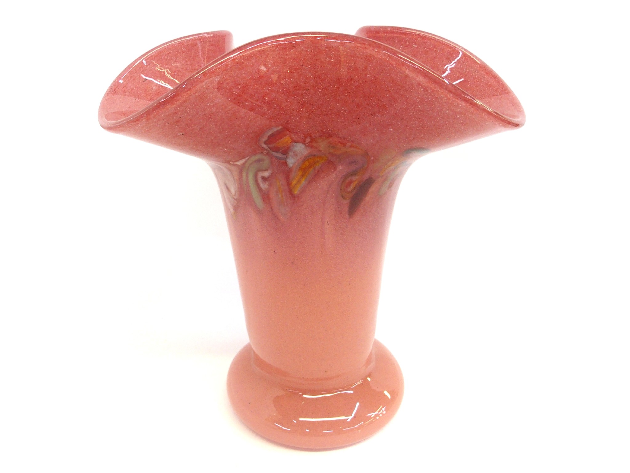 Appraisal: Monart mottled glass vase